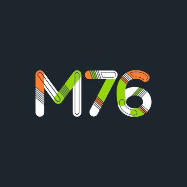 Harf ve sayı logosu M76