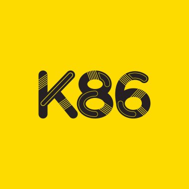 Harf ve sayı logosu K86