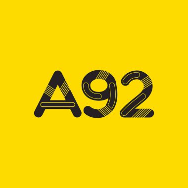 Harf ve sayı logosu A92