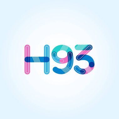 Harf ve sayı logosu H93