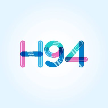 Harf ve sayı logosu H94