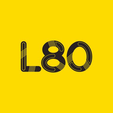 Harf ve sayı logosu L80