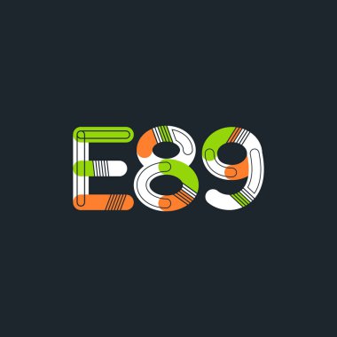 Harf ve sayı logosu E89