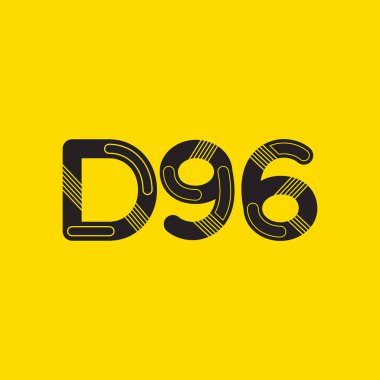 Harf ve sayı logosu D96
