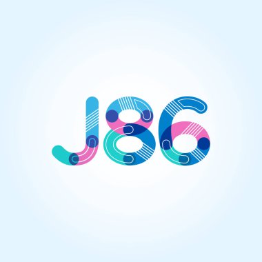 Harf ve sayı logosu J86