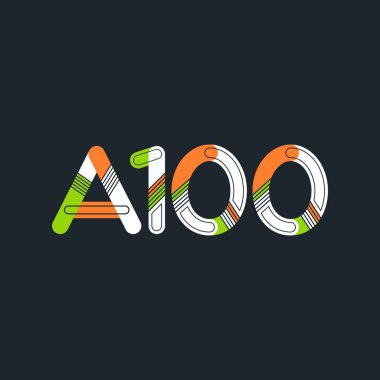 Harf ve sayı logosu A100