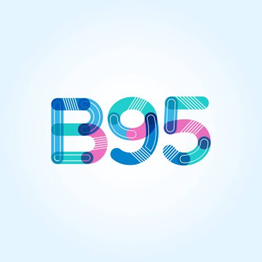 Harf ve sayı logosu B95