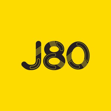 Harf ve sayı logosu J80