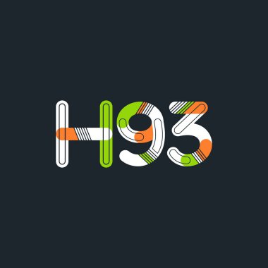 Harf ve sayı logosu H93
