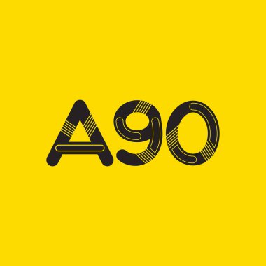 Harf ve sayı logosu A90
