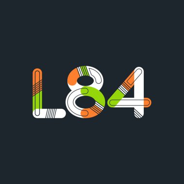 Harf ve sayı logosu L84