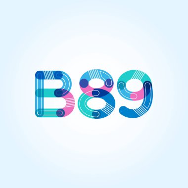 Harf ve sayı logosu B89