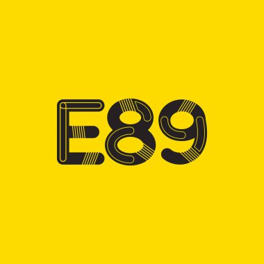Harf ve sayı logosu E89