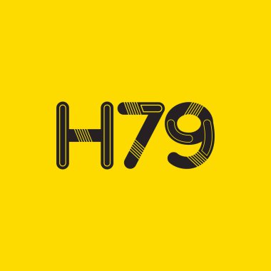Harf ve sayı logosu H79