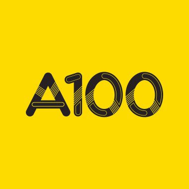 Harf ve sayı logosu A100
