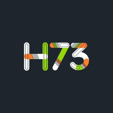 Harf ve sayı logosu H73