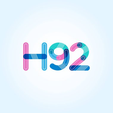 Harf ve sayı logosu H92