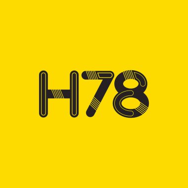Harf ve sayı logosu H78