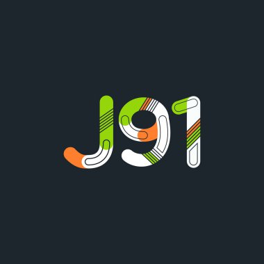 Harf ve sayı logosu J91