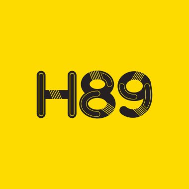 Harf ve sayı logosu H89