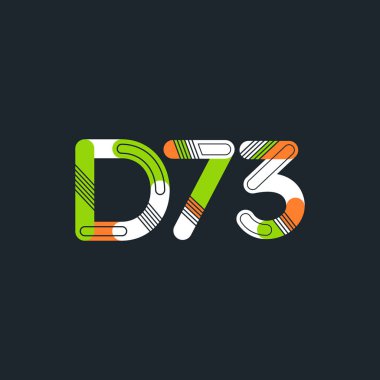 Harf ve sayı logosu D73