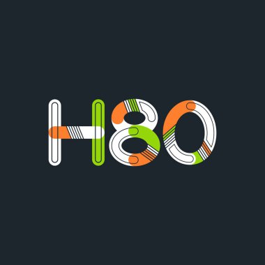 Harf ve sayı logosu H80