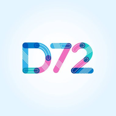 Harf ve sayı logosu D72