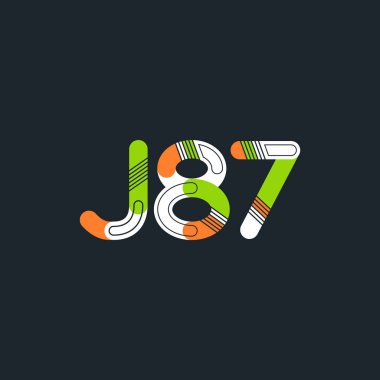 Harf ve sayı logosu J87