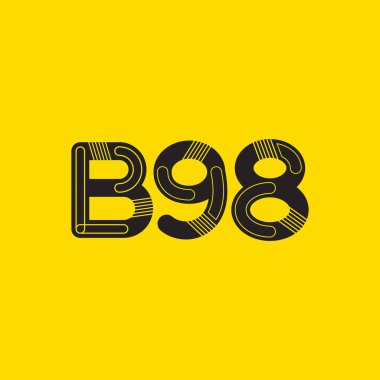 Harf ve sayı logosu B98