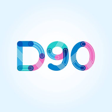 Harf ve sayı logosu D90