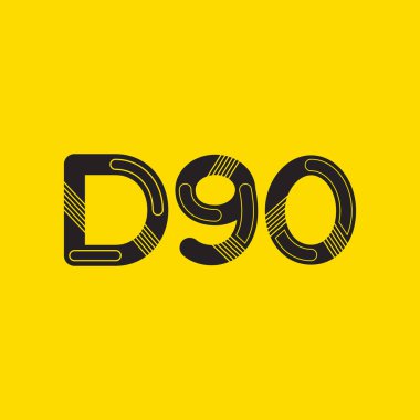 Harf ve sayı logosu D90