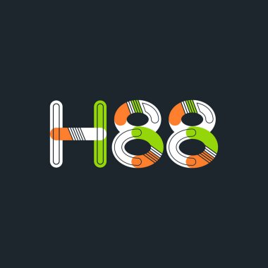 Harf ve sayı logosu H88
