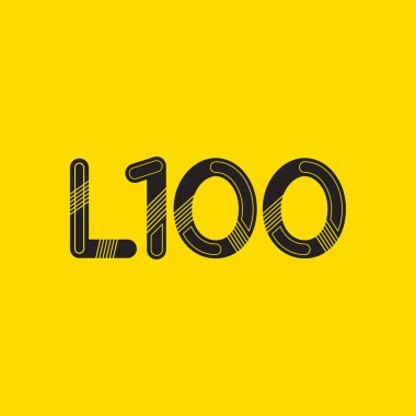 Harf ve sayı logosu L100