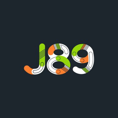 Harf ve sayı logosu J89