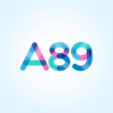 Harf ve sayı logosu A89