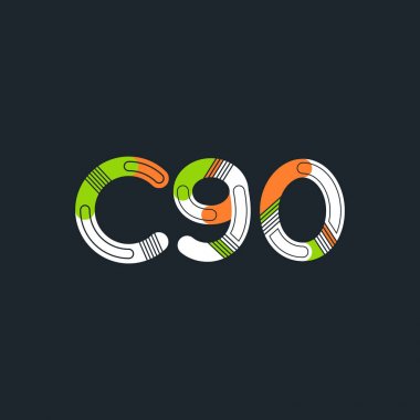 Harf ve sayı logosu C90