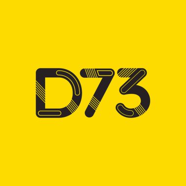 Harf ve sayı logosu D73