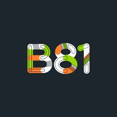 Harf ve sayı logosu B81