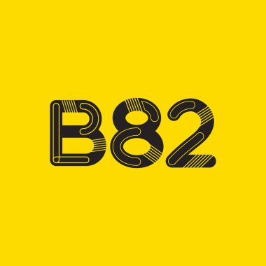 Harf ve sayı logosu B82