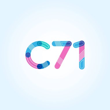 Harf ve sayı logosu C71