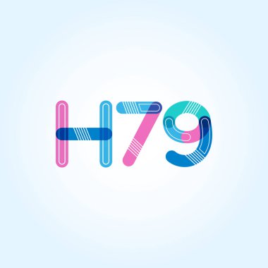 Harf ve sayı logosu H79