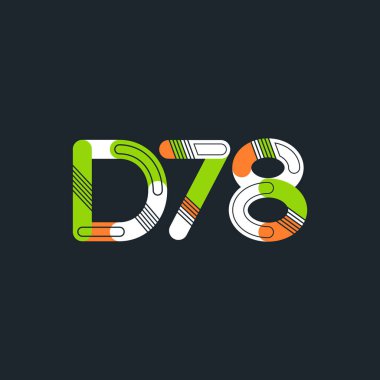 Harf ve sayı logosu D78