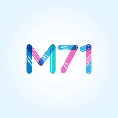 Harf ve sayı logosu M71