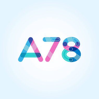 Harf ve sayı logosu A78