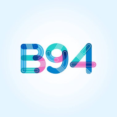 Harf ve sayı logosu B94