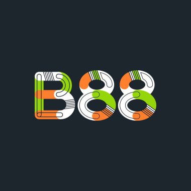 Harf ve sayı logosu B88