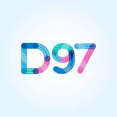 Harf ve sayı logosu D97