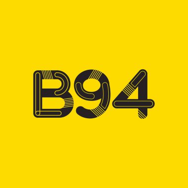 Harf ve sayı logosu B94