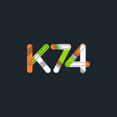 Harf ve sayı logosu K74