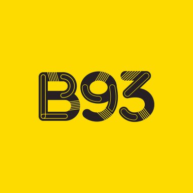 Harf ve sayı logosu B93